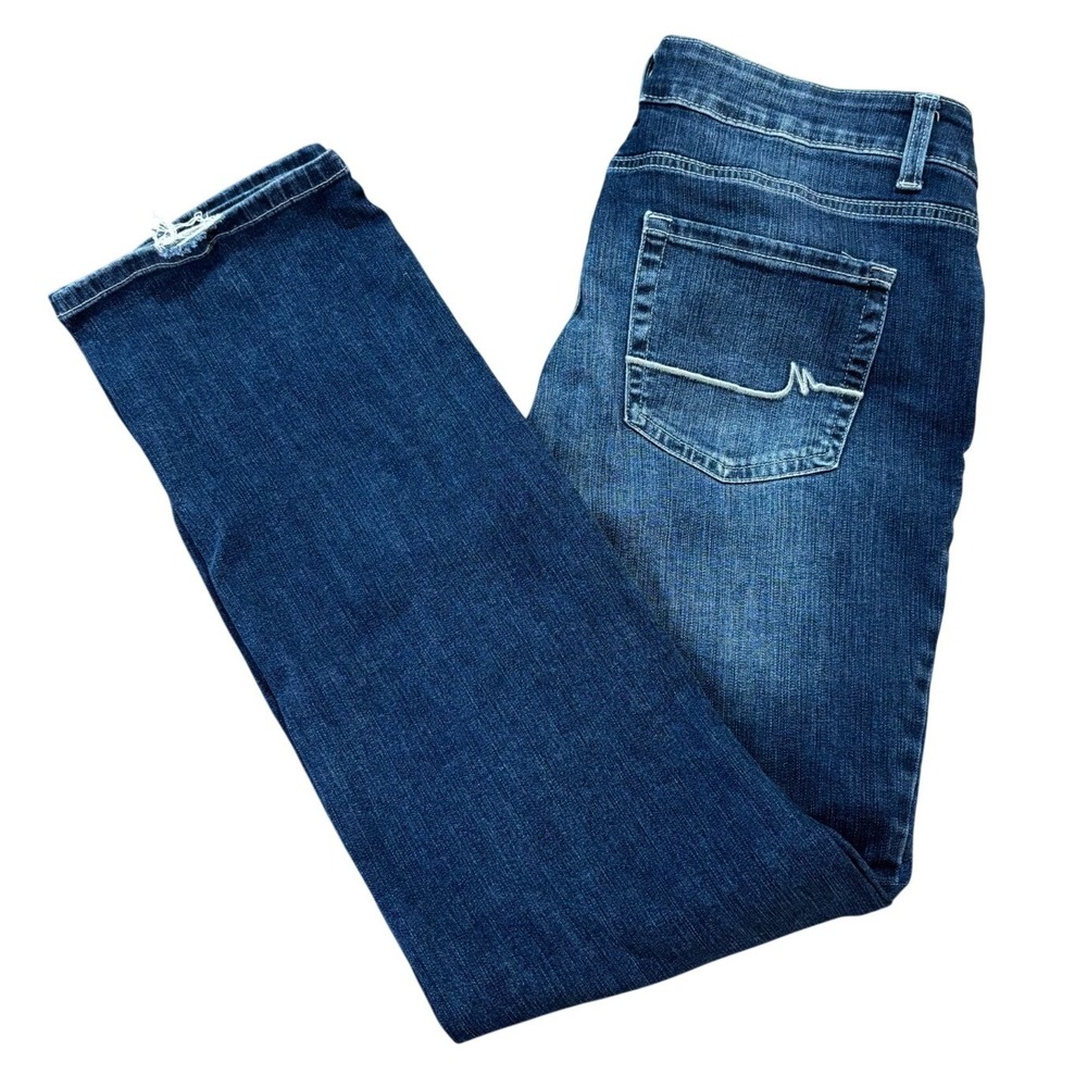MAURICES M Jeans‎ Womens 12 Reg Dark Wash Mid Rise Straight Leg Denim
